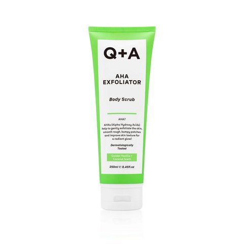 Скраб для тіла з AHA-кислотами Q+A AHA Exfoliator Body Scrub в каталозі BeautyMuse