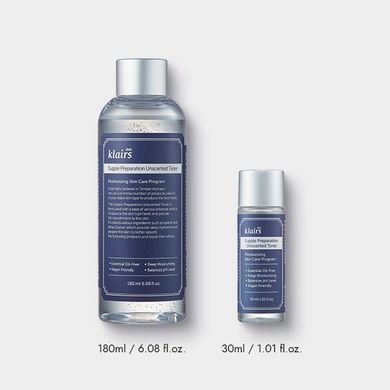 Зволожуючий гіпоалергенний тонер Dear, Klairs Supple Preparation Unscented Toner в каталозі BeautyMuse