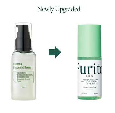 Заспокійлива сироватка з центеллою без ефірних олій Purito Seoul Wonder Releaf Centella Serum Unscented в каталозі BeautyMuse