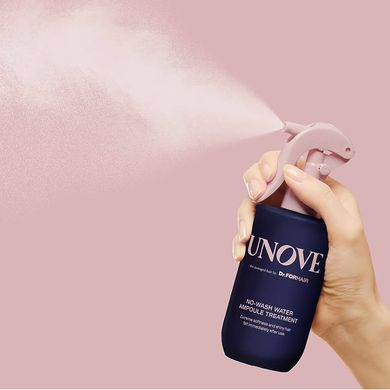 Несмываемый спрей-уход для защиты и восстановления поврежденных волос UNOVE No-Wash Water Ampoule Treatment в каталоге BeautyMuse