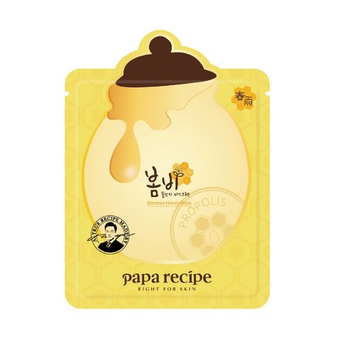 Живильна тканинна маска з екстрактом меду Papa Recipe Bombee Honey Mask в каталозі BeautyMuse