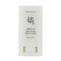 Сонцезахисний матуючий стік Beauty of Joseon Matte Sun Stick: Mugwort+Camelia SPF50 PA++++ в каталозі BeautyMuse