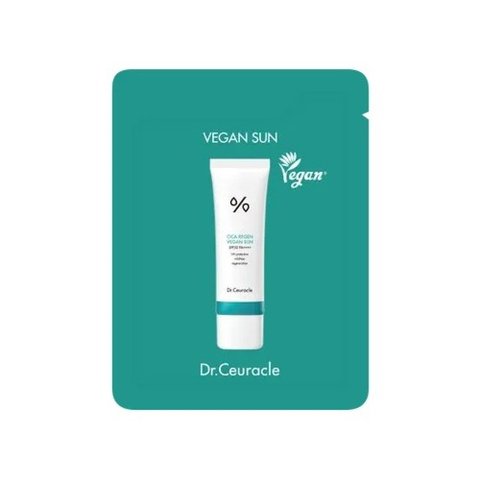 Сонцезахисний веганський крем з центелою азіатською Dr.Ceuracle Cica Regen Vegan Sun SPF50+ PA++++ в каталозі BeautyMuse