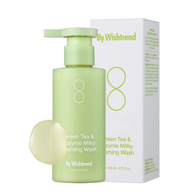 Пінка для вмивання By Wishtrend Green Tea Enzyme Milky Foaming Wash в каталозі BeautyMuse