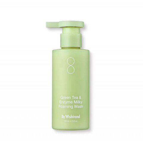 Пінка для вмивання By Wishtrend Green Tea Enzyme Milky Foaming Wash в каталозі BeautyMuse