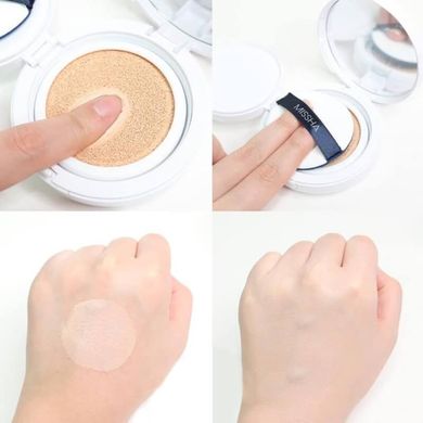 Тональний крем-кушон зволожуючий Missha Magic Cushion Moist Up SPF50+/PA+++ в каталозі BeautyMuse