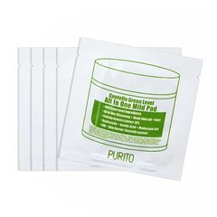 Пилинг-диски с экстрактом центеллы Purito Centella Green Level All In One Mild Pad в каталоге BeautyMuse