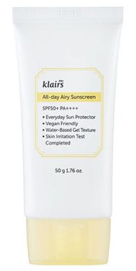 Солнцезащитный крем Dear, Klairs All-day Airy Sunscreen SPF50+ PA++++ в каталоге BeautyMuse