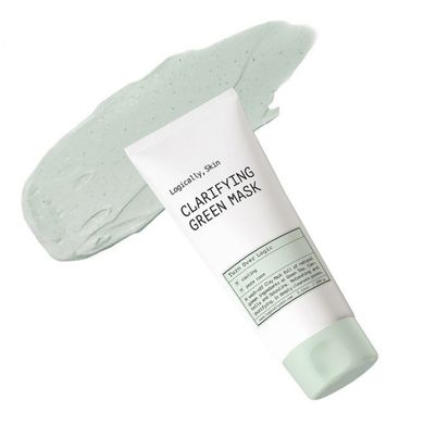 Очищуюча маска з глиною та спіруліною Logically, Skin Clarifying Green Mask в каталозі BeautyMuse