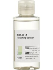 Освежающий кислотный тонер Purito AHA BHA Refreshing Solution в каталоге BeautyMuse