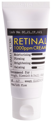 Интенсивный омолаживающий крем с 0,1% липосомального ретиналя Derma Factory Retinal 1000 ppm Cream в каталоге BeautyMuse