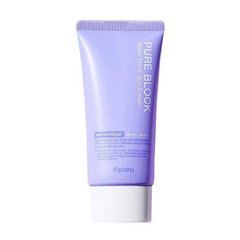 Водостійкий сонцезахисний крем для обличчя A'pieu Pure Block Natural Waterproof Sun Cream SPF50+ PA+++ в каталозі BeautyMuse