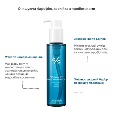 Очищуюча гідрофільна олійка з пробіотиками Dr. Ceuracle Pro Balance Cleansing Oil в каталозі BeautyMuse