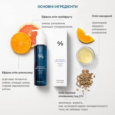 Очищуюча гідрофільна олійка з пробіотиками Dr. Ceuracle Pro Balance Cleansing Oil в каталозі BeautyMuse