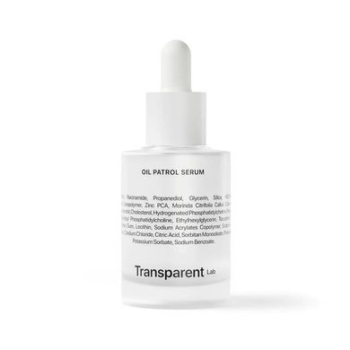 Матирующая сыворотка с ниацинамидом и цинком Transparent-Lab Oil Patrol Serum в каталоге BeautyMuse