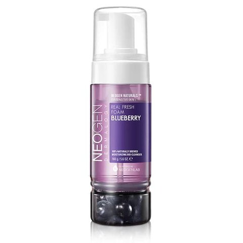 Пінка для вмивання з чорницею Neogen Dermalogy Real Fresh Foam Blueberry в каталозі BeautyMuse