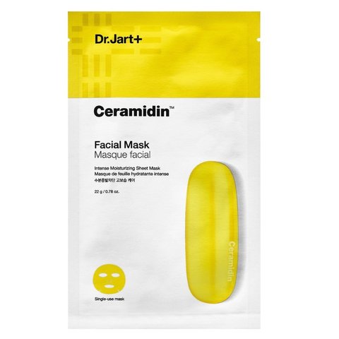 Відновлююча тканинна маска з керамідами Dr. Jart+ Ceramidin Facial Mask в каталозі BeautyMuse