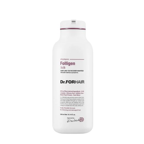 Шампунь для сухого та пошкодженого волосся Dr.FORHAIR Folligen Silk Shampoo в каталозі BeautyMuse