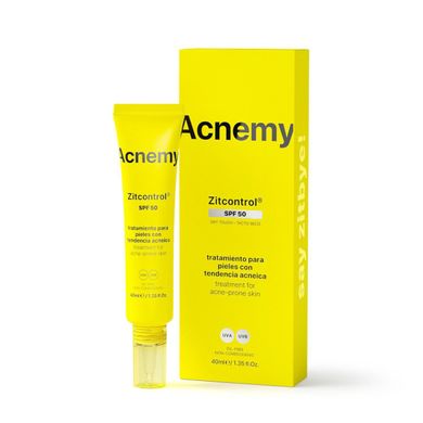 Сонцезахисний крем для проблемної шкіри Acnemy Zitcontrol SPF 50 в каталозі BeautyMuse