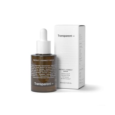 Антиоксидантна сироватка Transparent-Lab Protect + Correct Serum в каталоге BeautyMuse