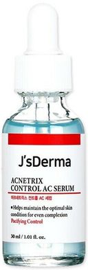 Сыворотка для проблемной кожи с ниацинамидом и цинком JsDerma Acnetrix Control AC Serum в каталоге BeautyMuse