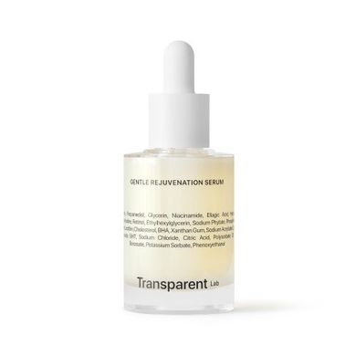 Осветляющая сыворотка против старения с ниацинамидом и ретинолом Transparent-Lab Gentle Rejuvenation Serum в каталоге BeautyMuse