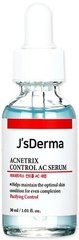 Сироватка для проблемної шкіри з ніацинамідом та цинком JsDerma Acnetrix Control Ac Serum в каталозі BeautyMuse