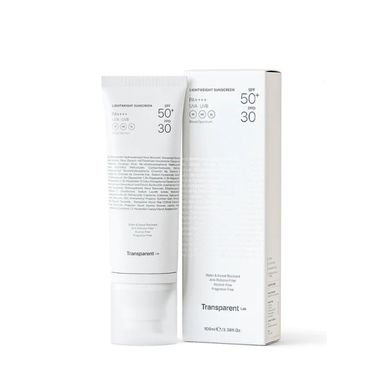 Легкий солнцезащитный крем Transparent-Lab Lightweight Sunscreen SPF 50+ в каталоге BeautyMuse