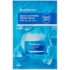 Заспокійлива маска з охолоджуючим ефектом Real Barrier Aqua Soothing Cream Mask в каталозі BeautyMuse