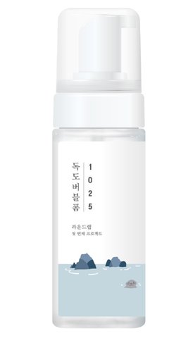 Очищающая пенка для проблемной кожи Round Lab 1025 Dokdo Bubble Foam в каталоге BeautyMuse