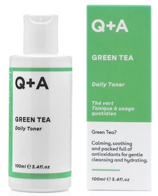 Успокаивающий тонер для лица с зеленым чаем Q+A Green Tea Daily Toner в каталоге BeautyMuse