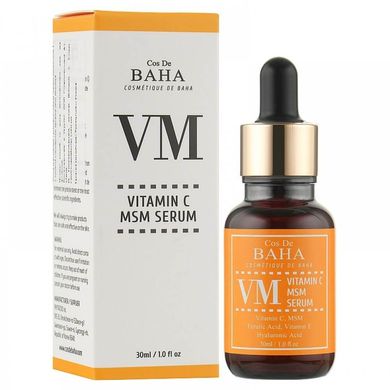 Сыворотка с витамином С, феруловой кислотой и витамином Е Cos De BAHA Vitamin C MSM Serum в каталоге BeautyMuse