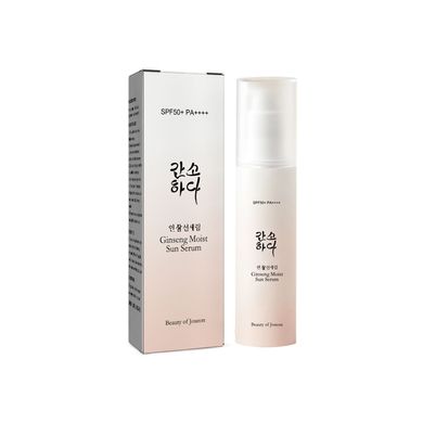 Сонцезахисна сироватка з женьшенем Beauty of Joseon Ginseng Moist Sun Serum SPF 50+ PA++++ в каталозі BeautyMuse