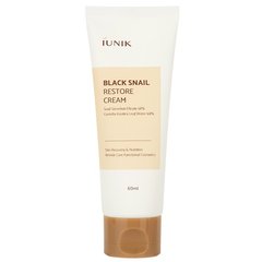 Відновлюючий крем з муцином чорного равлика IUNIK Black Snail Restore Cream в каталозі BeautyMuse