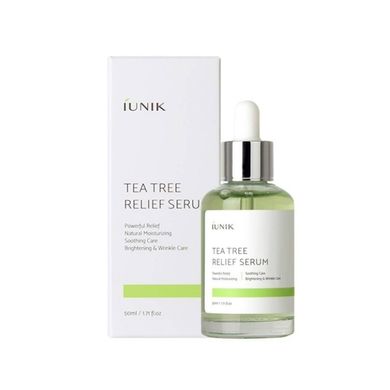 Заспокійлива сироватка із чайним деревом IUNIK Tea Tree Relief Serum в каталозі BeautyMuse
