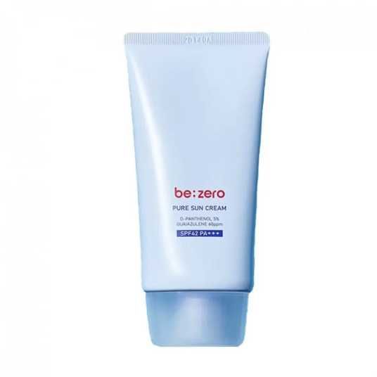 Сонцезахисний крем для чутливої шкіри Derma Factory be:zero Pure
