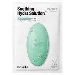 Заспокійлива зволожуюча тканинна маска з екстрактом алое Dr.Jart + Dermask Soothing Hydra Solution в каталозі BeautyMuse