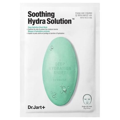 Успокаивающая увлажняющая тканевая маска с экстрактом алоэ Dr.Jart + Dermask Soothing Hydra Solution в каталоге BeautyMuse