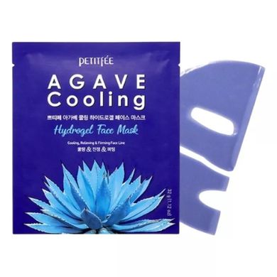 Увлажняющая гидрогелевая маска для лица Petitfee Agave Cooling Hydrogel Face Mask в каталоге BeautyMuse