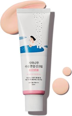 Тонуючий сонцезахисний крем з березовим соком ROUND LAB Birch Juice Moisturizing Tone Up Sunscreen SPF 50+ PA++++ в каталозі BeautyMuse