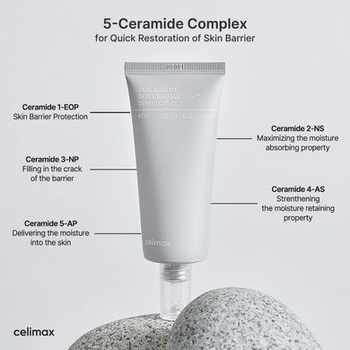 Восстанавливающий крем с керамидами Celimax Dual Barrier Skin Wearable Cream в каталоге BeautyMuse