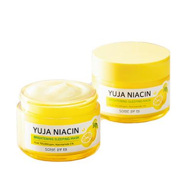 Нічна освітлююча маска для обличчя Some By Mi Yuja Niacin Brightening Sleeping Mask в каталозі BeautyMuse