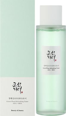 Тонер с кислотами Beauty of Joseon Green Plum Refreshing Toner AHA+BHA в каталоге BeautyMuse