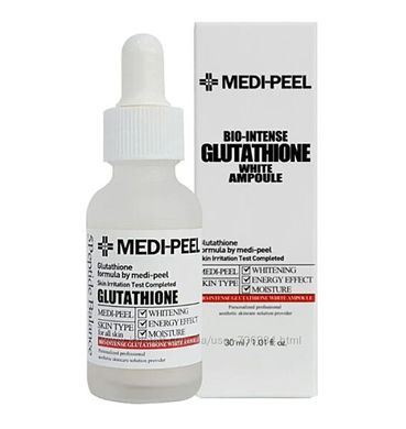 Освітлююча ампульна сироватка з глутатіоном Medi-Peel Bio-Intense Gluthione 600 White Ampoule в каталозі BeautyMuse