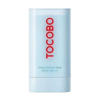 Сонцезахисний матуючий стік TOCOBO Cotton Soft Sun Stick SPF50+ PA++++ в каталозі BeautyMuse