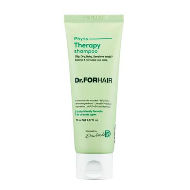 Фітотерапевтичний шампунь для чутливої шкіри голови Dr.FORHAIR Phyto Therapy Shampoo в каталозі BeautyMuse