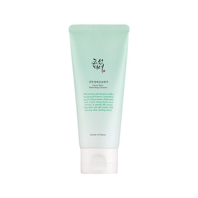 Гель для умывания с зеленой сливой BEAUTY OF JOSEON Green Plum Refreshing Cleanser в каталоге BeautyMuse