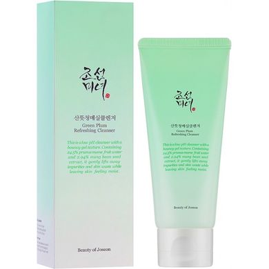 Гель для вмивання з зеленою сливою BEAUTY OF JOSEON Green Plum Refreshing Cleanser в каталозі BeautyMuse