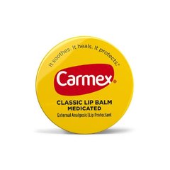 Бальзам для губ класичний Carmex Classic Lip Balm Medicated, баночка в каталозі BeautyMuse