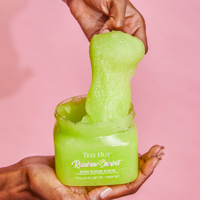 Сахарный скраб для тела с ароматом лаймового щербета Tree Hut Rainbow Sherbet Sugar Scrub в каталоге BeautyMuse
